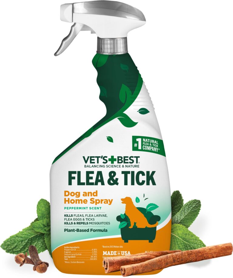 Vet's Best Flea & Tick Dog and Home Spray with peppermint scent